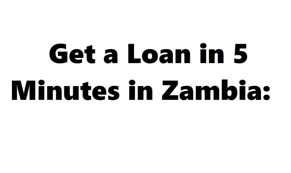 Tonse Loans Zambia
