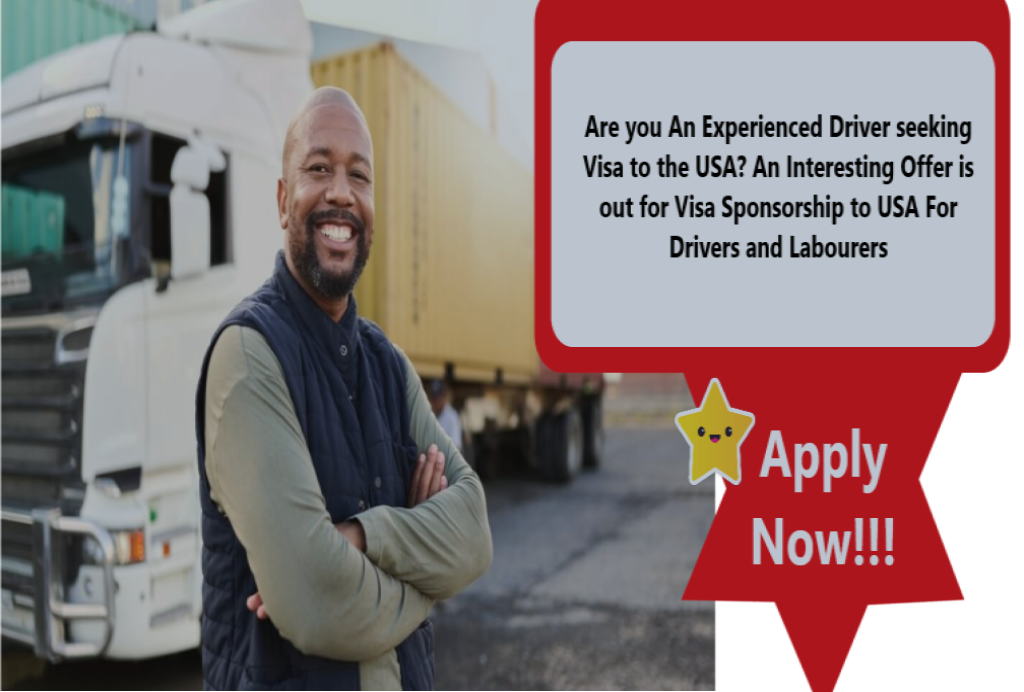 Labourer-Driver Jobs with Visa Sponsorship and Path to Permanent Residency